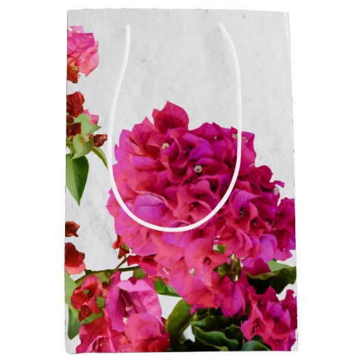 Bougainvillea Floral — Grieks eiland Medium Cadeauzakje (Voorkant)