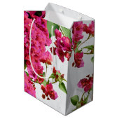 Bougainvillea Floral — Grieks eiland Medium Cadeauzakje (Achterkant Gekanteld)