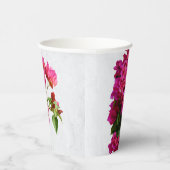 Bougainvillea Floral — Grieks eiland Papieren Bekers (Rechts)