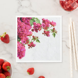 Bougainvillea Floral — Grieks eiland Servet