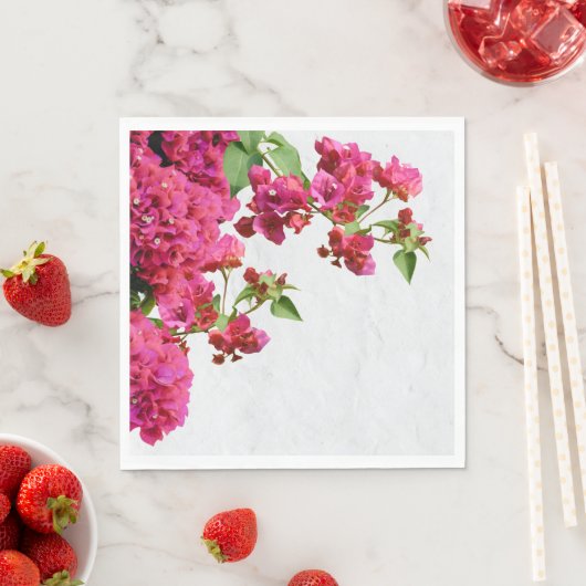 Bougainvillea Floral — Grieks eiland Servet (Insitu)