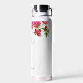 Bougainvillea Floral — Grieks eiland Waterfles (Achterkant)