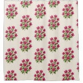 Bougainvillea flower bathroom curtain douchegordijn (Voorkant)