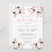 Bougainvillea Flower Bridal Shower Kaart (Voorkant)