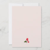 Bougainvillea Flower Bridal Shower Kaart (Achterkant)