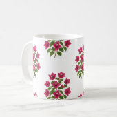 Bougainvillea flower mug koffiemok (Voorkant links)