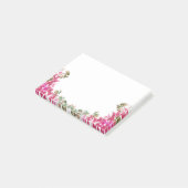 Bougainvillea Flowers Waterverf Magenta Post-it® Notes (Schuin)