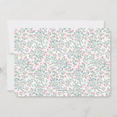 Bougainvillea Foto eerste Heilige Communie Kaart (Achterkant)