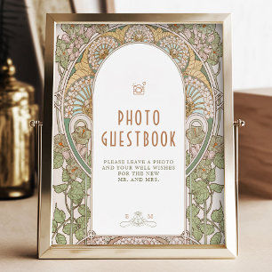 Bougainvillea Foto Gastboek Bord Vintage Poster