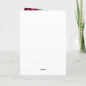 Bougainvillea Greece Wedding Order of Service Programma (Achterkant)