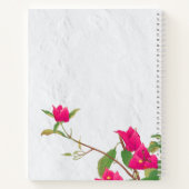 Bougainvillea Grieks eiland recept kookboek Notitieboek (Achterkant)