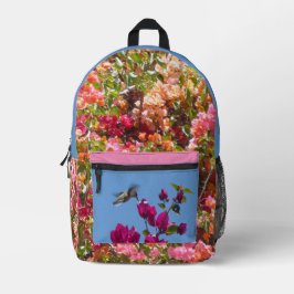 Bougainvillea & Hummingbird All-O Print Rugzak