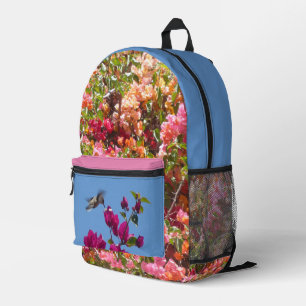 Bougainvillea & Hummingbird All-O Print Rugzak