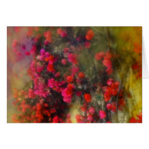 Bougainvillea Impressionist Card