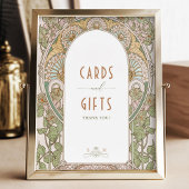 Bougainvillea Kaarten & Gifts Sign Mucha Poster