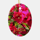 Bougainvillea Keramisch Ornament (Achterkant)