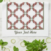 Bougainvillea keukenhanddoek (Gevouwen)