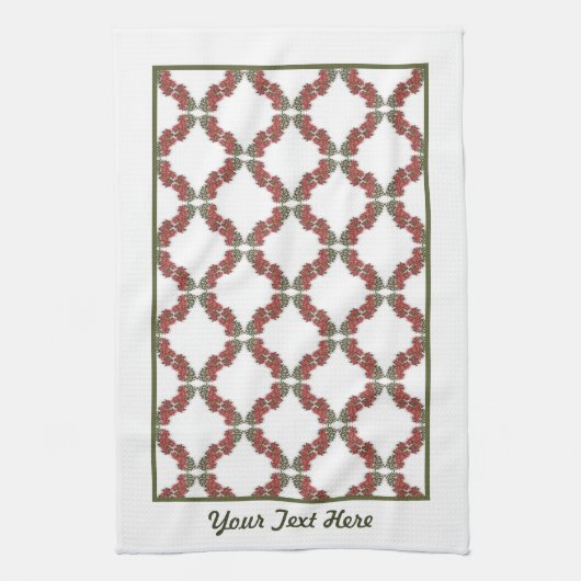 Bougainvillea keukenhanddoek (Verticaal)