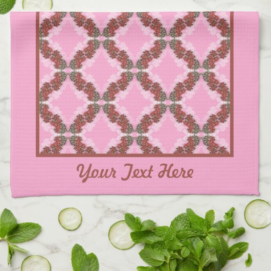 Bougainvillea keukenhanddoek (Gevouwen)