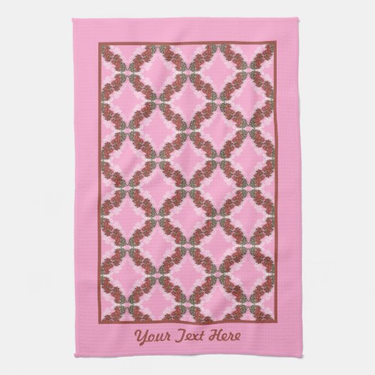 Bougainvillea keukenhanddoek (Verticaal)