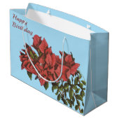 Bougainvillea Large Gift Bag Groot Cadeauzakje (Achterkant Gekanteld)