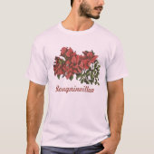 Bougainvillea Mannen Topjes T-shirt (Voorkant)