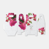 Bougainvillea Mediterranean Greek Island Wedding Bedankdoosjes (Uitgevouwen)