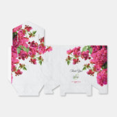 Bougainvillea Mediterranean Greek Island Wedding Bedankdoosjes (Uitgevouwen)