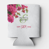 Bougainvillea Mediterranean Greek Island Wedding  Blikjeskoeler (Achterkant)