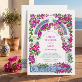 Bougainvillea Middellandse zee bruiloftsfeest Kaart