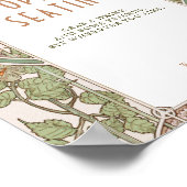 Bougainvillea Open Seating Sign  Retro Poster (Hoek)