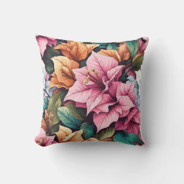 Bougainvillea paarse en groene blad kussen