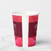Bougainvillea Paper cup Papieren Bekers (Links)