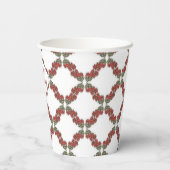 Bougainvillea Paper Cups Papieren Bekers (Achterkant)