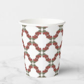 Bougainvillea Paper Cups Papieren Bekers (Rechts)