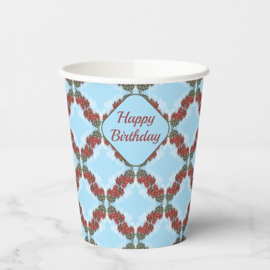 Bougainvillea Paper Cups Papieren Bekers (Links)