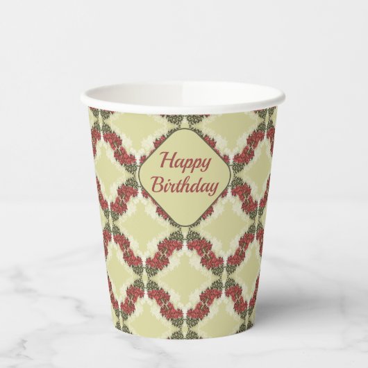 Bougainvillea Paper Cups Papieren Bekers (Links)
