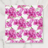 Bougainvillea papier bloem roze bruiloft dank u bedankjes labels (Achterkant)