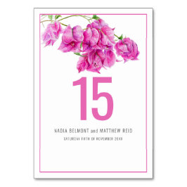 Bougainvillea papier bloem roze bruiloft of evenem kaart