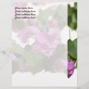 Bougainvillea Persoonlijk Briefpapier Custom Briefhoofd