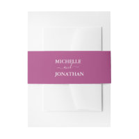 Bougainvillea Pink Wedding Belly Band