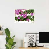 Bougainvillea Poster (Thuiskantoor)