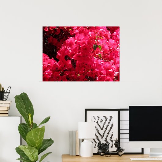 Bougainvillea Poster (Thuiskantoor)