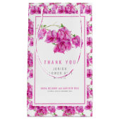 Bougainvillea roze bloem meisje jr. bruiloft gunst klein cadeauzakje (Voorkant)