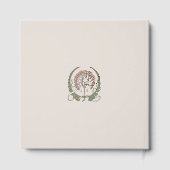 Bougainvillea Roze Groen Goud Huwelijk Gastenboek (Achterkant)