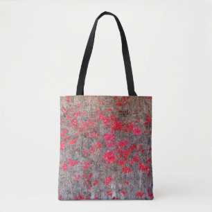 Bougainvillea San Diego Red Flowers Tote Bag