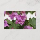 Bougainvillea-sjablonen voor visitekaartjes (Achterkant)