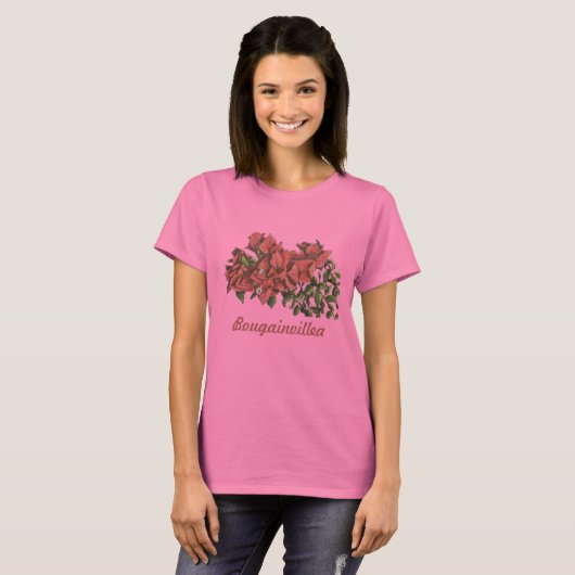 Bougainvillea Topjes T-shirt (Voorkant volledig)
