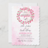 Bougainvillea Tropical Forest bruiloft receptie Kaart (Voorkant)