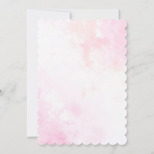 Bougainvillea Tropical Forest Engagement Party Kaart (Achterkant)